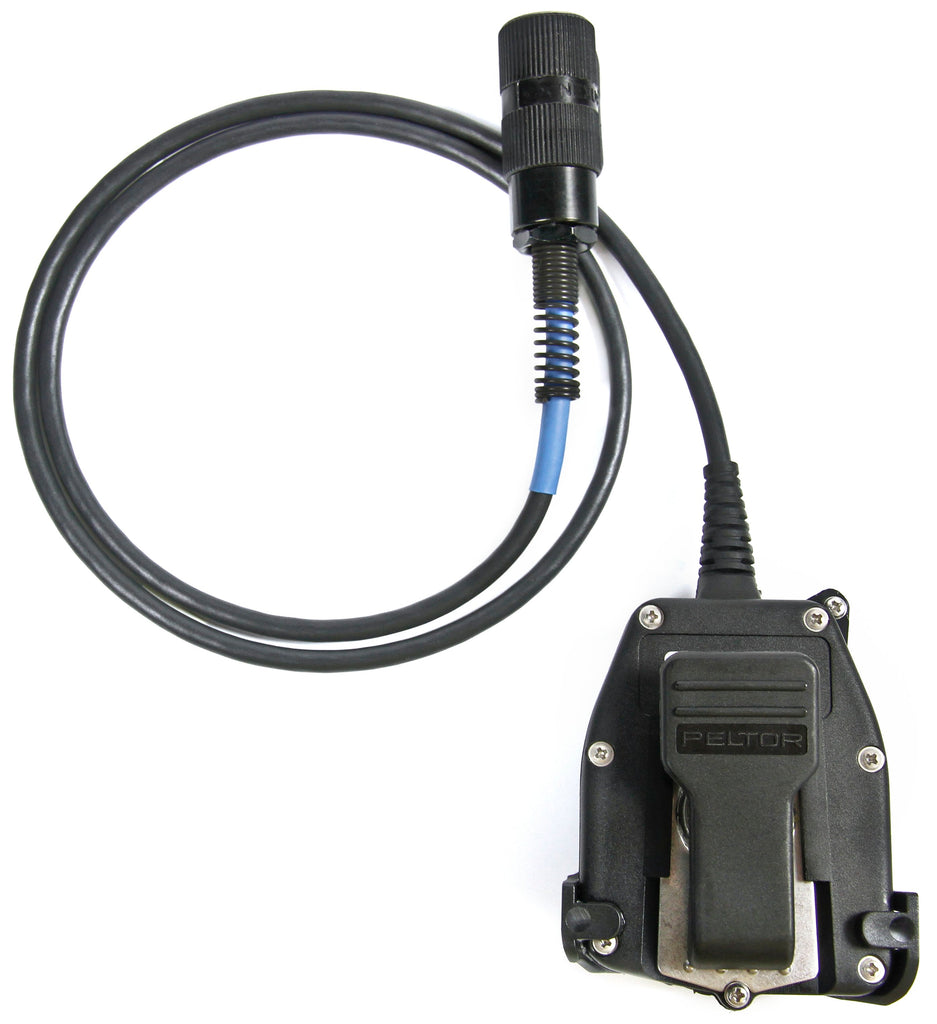 Push to Talk - Adapter, 3M™ PELTOR™ PTT Military Radio FL5601-02, 6-PIN  MIL-C-55116 Connector
