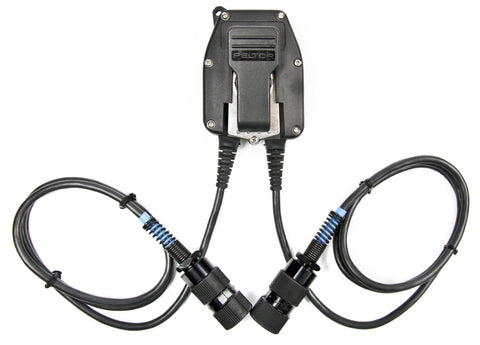 Push to Talk - Adapter, 3M™ PELTOR™ DUAL PTT Military Radios FL5701, 6-PIN MIL-C-55116 Connector