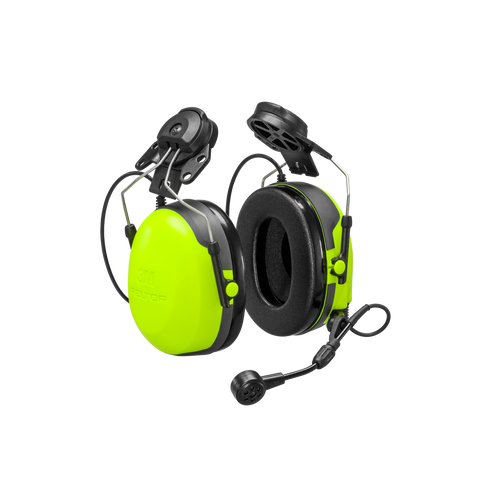 Headset - 3M™ PELTOR™ CH-3 with PTT, Hard Hat Attached, FLX2