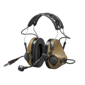Headset - 3M™ PELTOR™ ComTac™ VIII Multi Comm Headset MT14H418A-92 CY, Nexus™ 5-Con, Coyote Brown