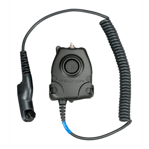 Push to Talk - Adapter, 3M™ PELTOR™ Push-To-Talk, Motorola Turbo, NATO Wiring