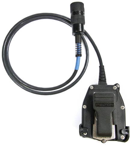 Push to Talk - Adapter, 3M™ PELTOR™ PTT Military Radio FL5601-02, 6-PIN MIL-C-55116 Connector