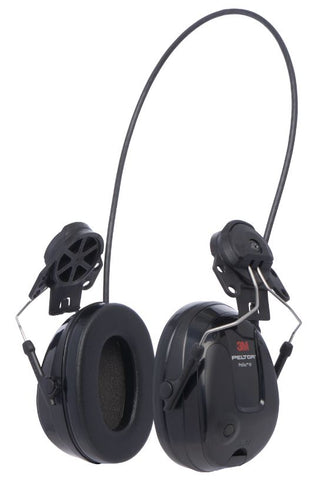 Headset - 3M™ PELTOR™ ProTac™ III Slim Headset, Black, Hard Hat Attached