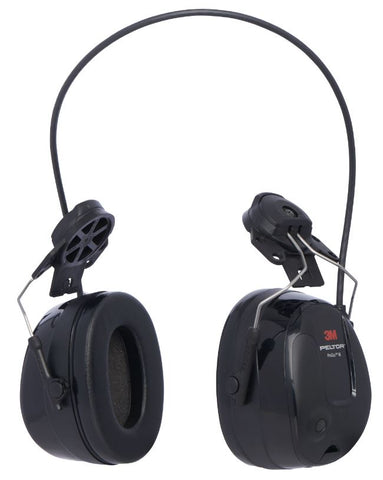 Headset - 3M™ PELTOR™ ProTac™ III Headset, Black, Hard Hat Attached