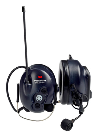 Headset - 3M™ PELTOR™ Lite Com Plus 2-Way Radio Headset, Neckband